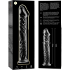 NEBULA SERIES BY IBIZA' - MODEL 12 DILDO BOROSILICATE GLASS 17 X 3.5 CM CLEAR - Image 4