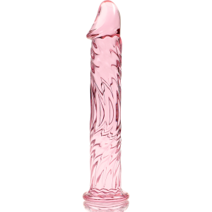 NEBULA SERIES BY IBIZA' - MODEL 12 DILDO BOROSILICATE GLASS 17 X 3.5 CM PINK