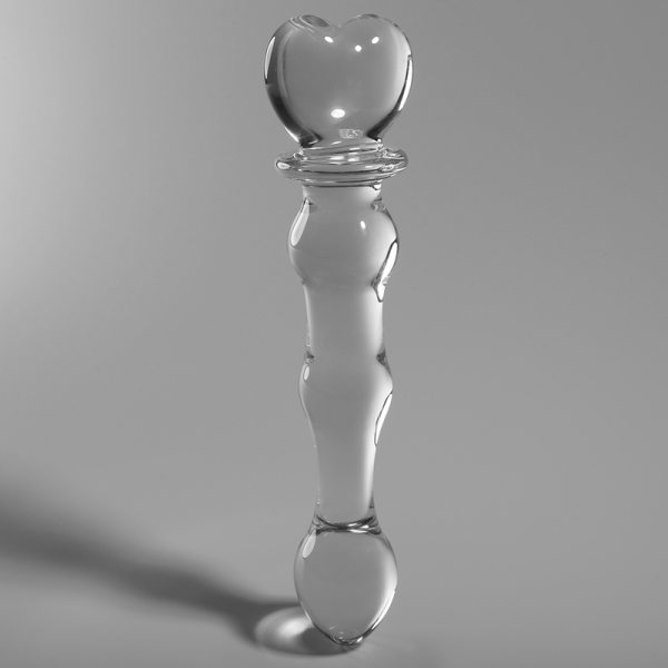 NEBULA SERIES BY IBIZA' - MODEL 21 DILDO BOROSILICATE GLASS 20.5 X 3.5 CM CLEAR - Image 6