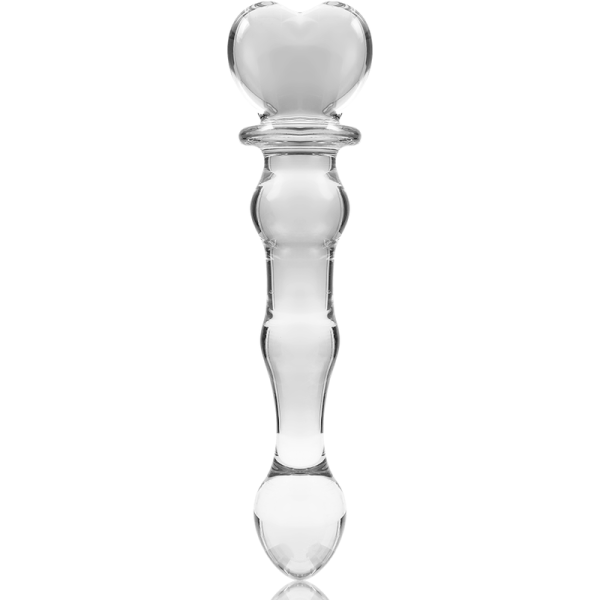 NEBULA SERIES BY IBIZA' - MODEL 21 DILDO BOROSILICATE GLASS 20.5 X 3.5 CM CLEAR - Image 3