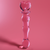 NEBULA SERIES BY IBIZA' - MODEL 21 DILDO BOROSILICATE GLASS 20.5 X 3.5 CM PINK - Image 6