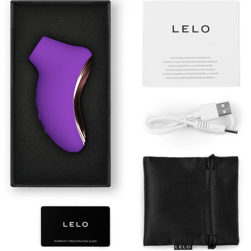 LELO - SONA 2 TRAVEL SONIC CLITORAL MASSAGER PURPLE - Image 4