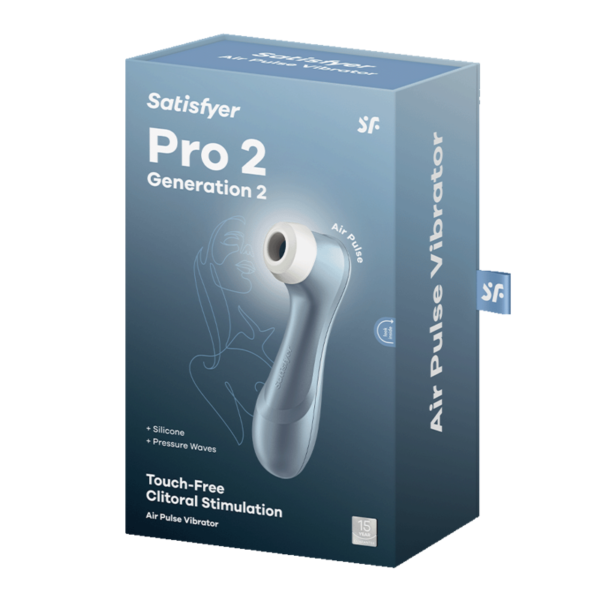 SATISFYER PRO 2 AIR PULSE STIMULATOR - BLUE - Image 4