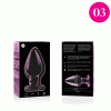 NEBULA SERIES BY IBIZA' - MODEL 3 ANAL PLUG BOROSILICATE GLASS 11 X 5 CM PINK - Image 2