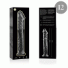 NEBULA SERIES BY IBIZA' - MODEL 12 DILDO BOROSILICATE GLASS 17 X 3.5 CM CLEAR - Image 2