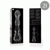 NEBULA SERIES BY IBIZA' - MODEL 21 DILDO BOROSILICATE GLASS 20.5 X 3.5 CM CLEAR - Image 2