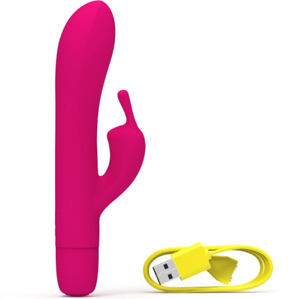 B SWISH - BWILD BUNNY INFINITE CLASSIC SILICONE RECHARGEABLE VIBRATOR SUNSET PINK