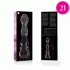 NEBULA SERIES BY IBIZA' - MODEL 21 DILDO BOROSILICATE GLASS 20.5 X 3.5 CM PINK - Image 2