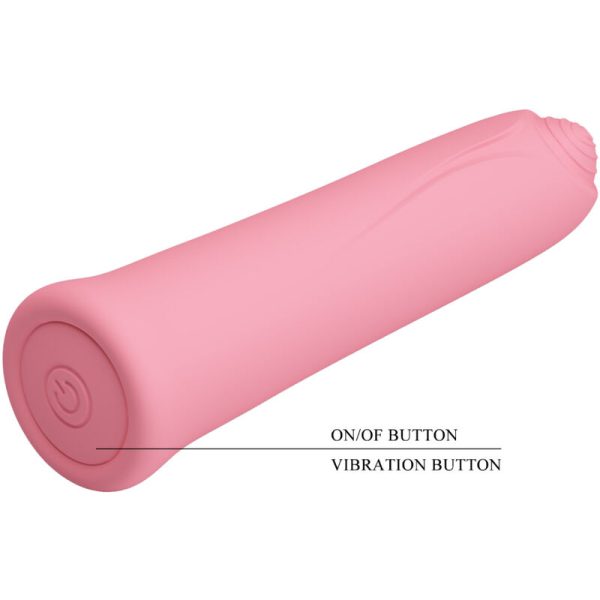 PRETTY LOVE - CURTIS MINI SUPER POWER VIBRATOR 12 PINK SILICONE VIBRATIONS - Image 7