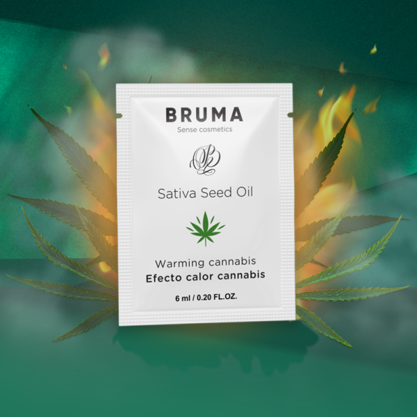 BRUMA - SATIVA SEED OIL SLIDING GEL WARMING CANNABIS FLAVOR 6 ML - Image 6