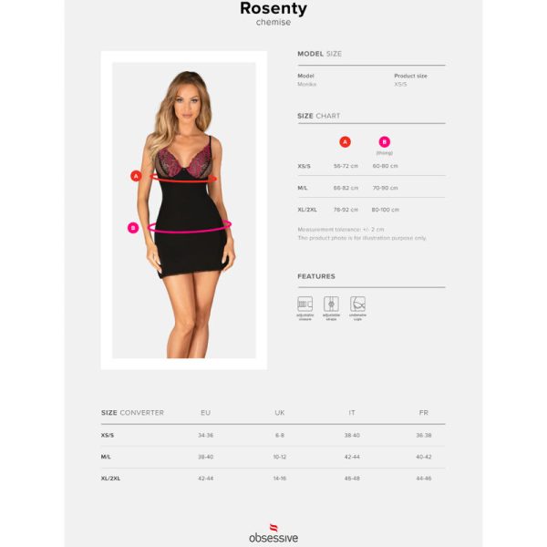 OBSESSIVE - ROSENTY CHEMISE & THONG - Image 7