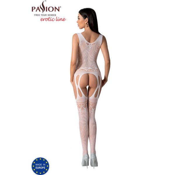 PASSION - BS099 BODYSTOCKING WHITE ONE SIZE - Image 4