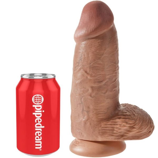 KING COCK - CHUBBY REALISTIC PENIS 23 CM CARAMEL - Image 5