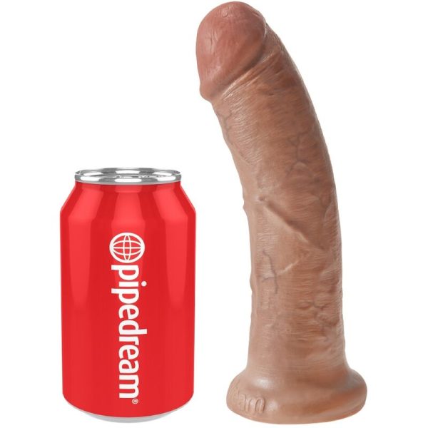 KING COCK - REALISTIC PENIS 19.5 CM CARAMEL - Image 5