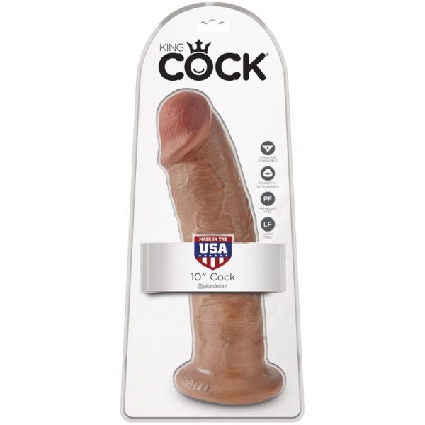 KING COCK - REALISTIC PENIS 24 CM CARAMEL - Image 6