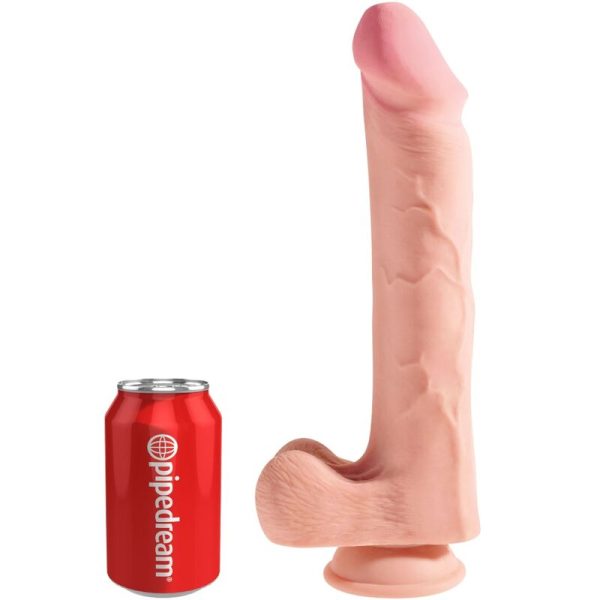KING COCK - REALISTIC PENIS WITH BALLS 3D 24.8 CM LIGHT - Image 6