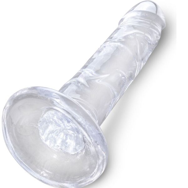 KING COCK CLEAR - REALISTIC PENIS 15.5 CM TRANSPARENT - Image 2