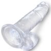 KING COCK CLEAR - REALISTIC PENIS WITH BALLS 15.2 CM TRANSPARENT - Image 4