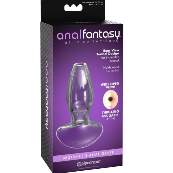 ANAL FANTASY ELITE COLLECTION - ANAL GAPER DILATOR FOR BEGINNERS GLASS SIZE S - Image 4