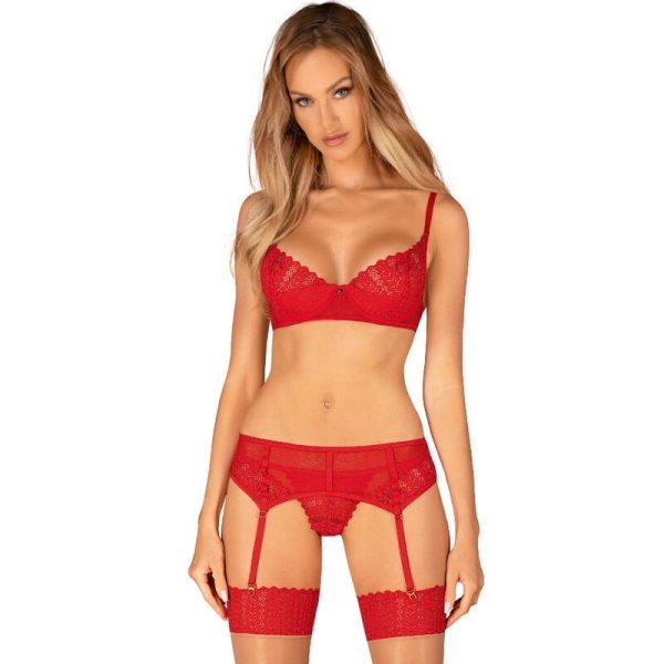 OBSESSIVE - INGRIDIA THREE PIECES RED
