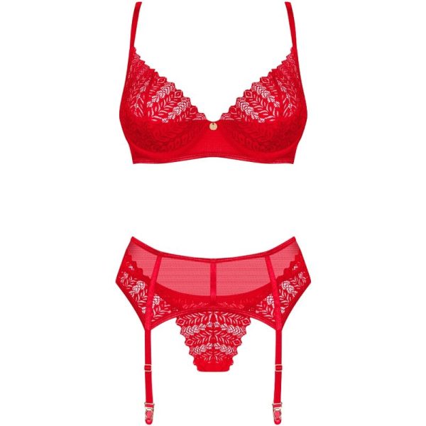 OBSESSIVE - INGRIDIA THREE PIECES RED - Image 5