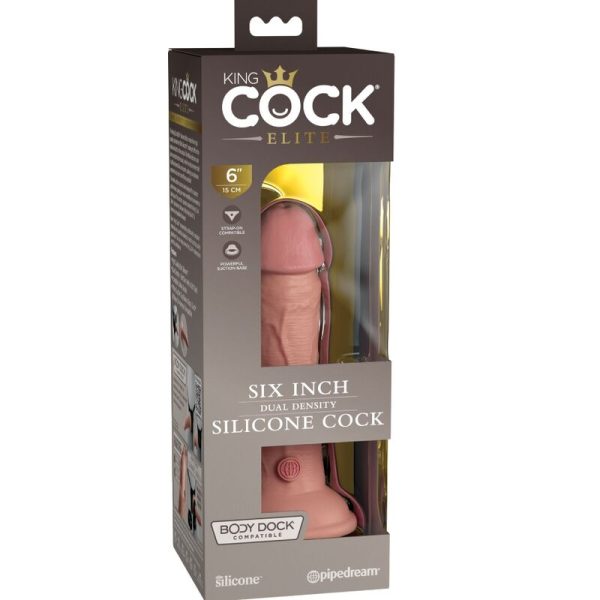KING COCK ELITE - REALISTIC SILICONE DILDO 15.2 CM - Image 5