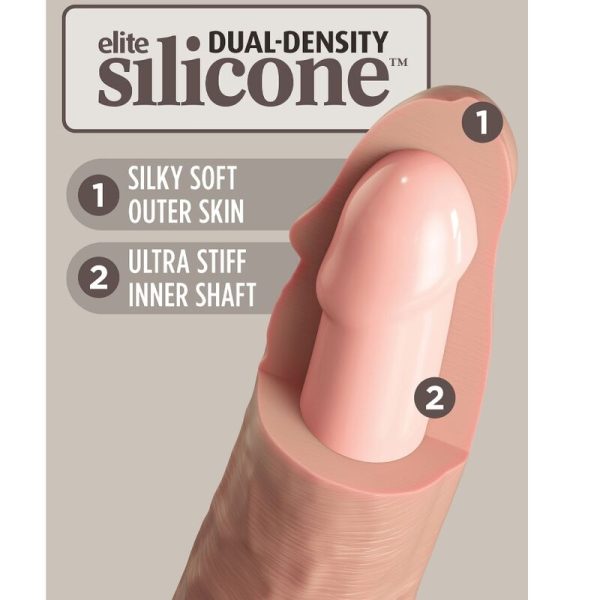 KING COCK ELITE - REALISTIC SILICONE DILDO 15.2 CM - Image 4
