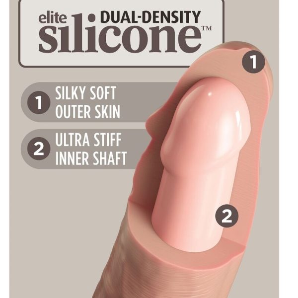 KING COCK ELITE - REALISTIC SILICONE DILDO 17.8 CM - Image 3