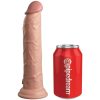 KING COCK ELITE - REALISTIC DILDO VIBRATOR & SILICONE REMOTE CONTROL 23 CM