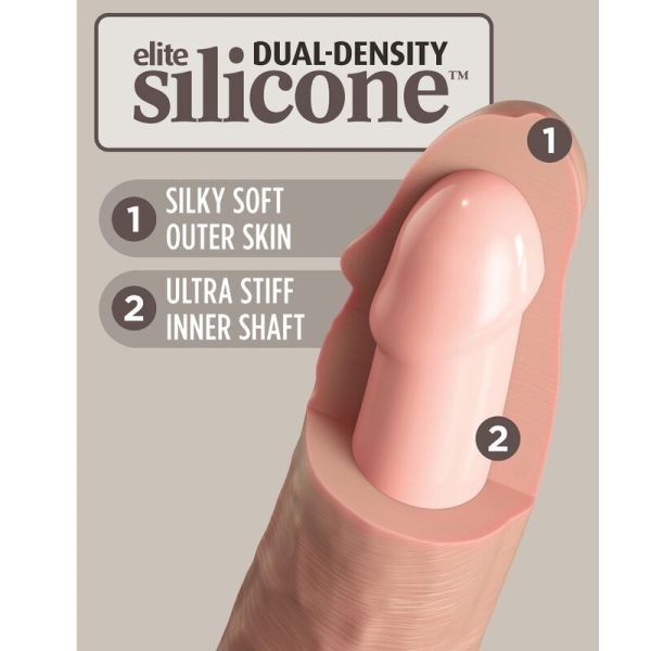 KING COCK ELITE - ADJUSTABLE HARNESS WITH DILDO 15.2 CM FOR BEGINNERS - Image 10