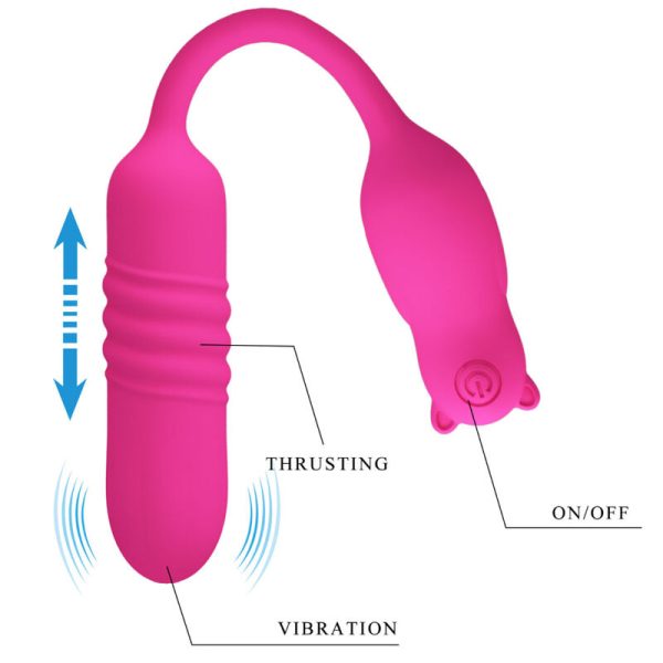 PRETTY LOVE - PINK SILICONE VIBRATING BULLET - Image 6