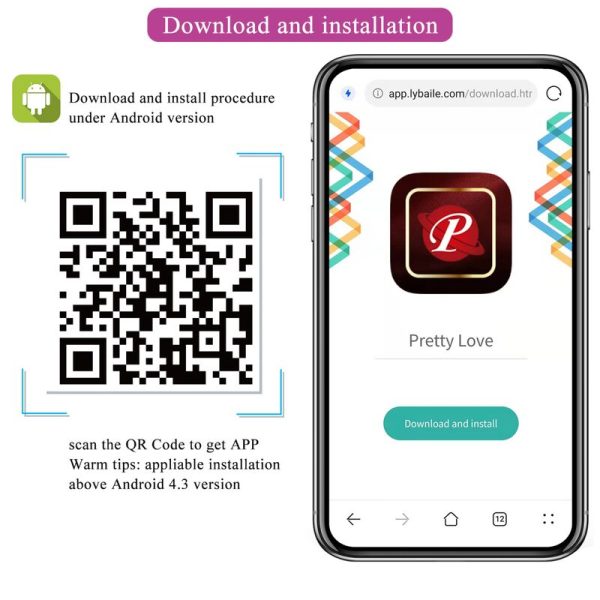 PRETTY LOVE - APP CONTROLLED PINK FISHER VIBRATING EGG - Image 7