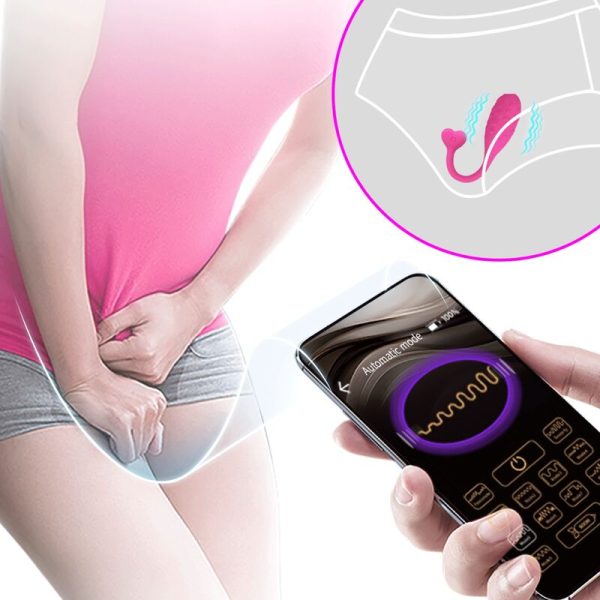 PRETTY LOVE - APP CONTROLLED PINK FISHER VIBRATING EGG - Image 6