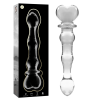 NEBULA SERIES BY IBIZA' - MODEL 21 DILDO BOROSILICATE GLASS 20.5 X 3.5 CM CLEAR