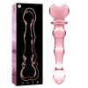 NEBULA SERIES BY IBIZA' - MODEL 21 DILDO BOROSILICATE GLASS 20.5 X 3.5 CM PINK