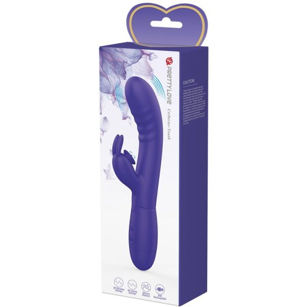 PRETTY LOVE - CERBERUS YOUTH VIOLET RABBIT VIBRATOR - Image 9