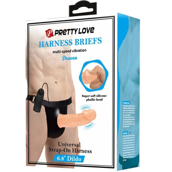 PRETTY LOVE - HARNESS BRIEFS WITH VIBRATION DILDO INCLUDED - Image 13
