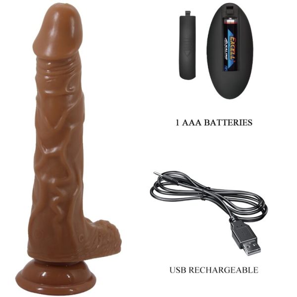 DANCE - REALISTIC VIBRATOR WITH REMOTE CONTROL SUCTION CUP - Image 5