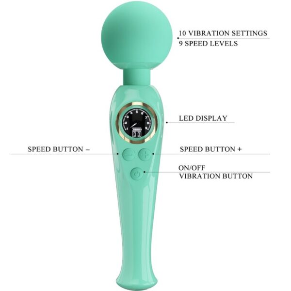 PRETTY LOVE - SKYLER GREEN WAND VIBRATOR - Image 7