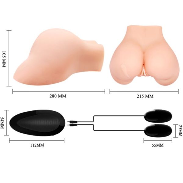 CRAZY BULL - VAGINA AND ANUS WITH REALISTIC MESH WITH VIBRATION - Image 6