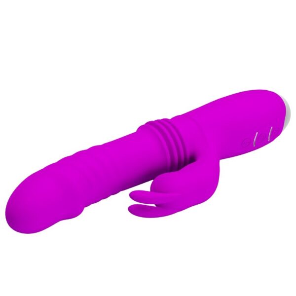 PRETTY LOVE - DOROTHY PURPLE RECHARGEABLE RABBIT VIBRATOR - Image 5