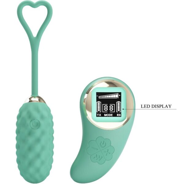 PRETTY LOVE - VIVIAN GREEN REMOTE CONTROL VIBRATING EGG - Image 3