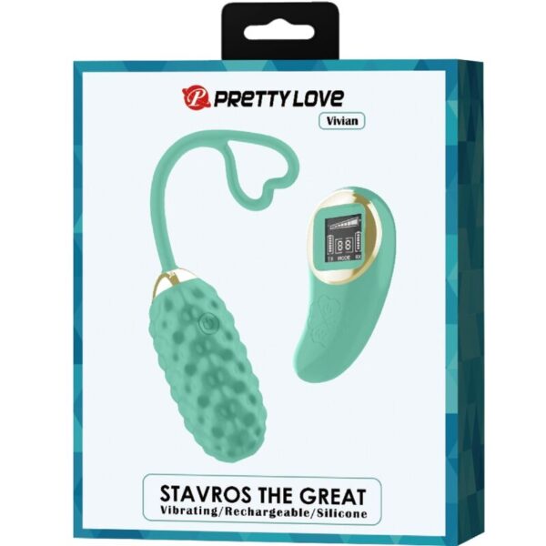 PRETTY LOVE - VIVIAN GREEN REMOTE CONTROL VIBRATING EGG - Image 9