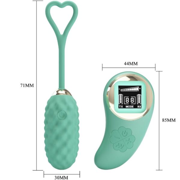 PRETTY LOVE - VIVIAN GREEN REMOTE CONTROL VIBRATING EGG - Image 5