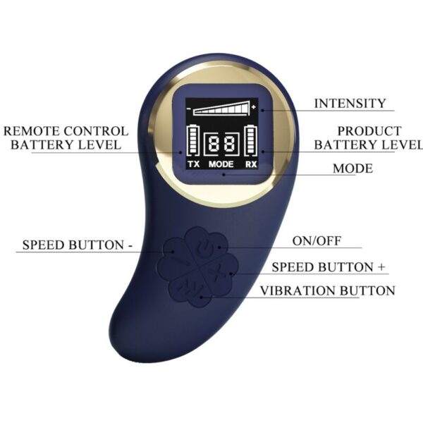 PRETTY LOVE - VIVIAN BLUE REMOTE CONTROL VIBRATING EGG - Image 7