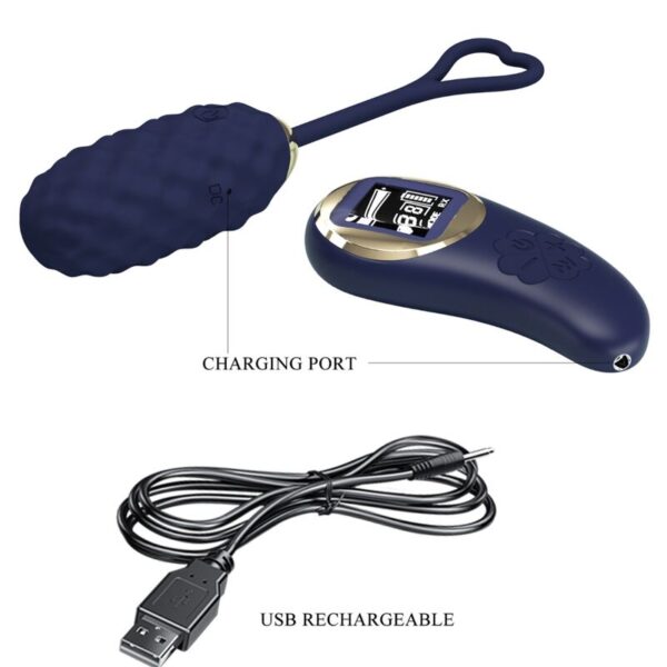 PRETTY LOVE - VIVIAN BLUE REMOTE CONTROL VIBRATING EGG - Image 8