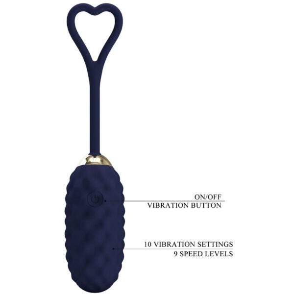 PRETTY LOVE - VIVIAN BLUE REMOTE CONTROL VIBRATING EGG - Image 6