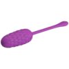 PRETTY LOVE - VIBRATING EGG WITH PURPLE RECHARGEABLE MARINE TEXTURE - Image 3