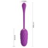 PRETTY LOVE - VIBRATING EGG WITH PURPLE RECHARGEABLE MARINE TEXTURE - Image 6