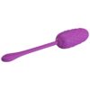 PRETTY LOVE - VIBRATING EGG WITH PURPLE RECHARGEABLE MARINE TEXTURE - Image 2